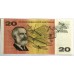 AUSTRALIA 1966 . TWENTY 20  DOLLARS BANKNOTES . COOMBS/WILSON . CONSECUTIVE FOUR